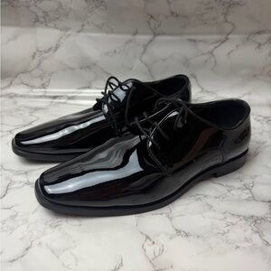 Joseph Abboud Soiree Black Patent Leather Dress Shoes US Men’s Size 13
